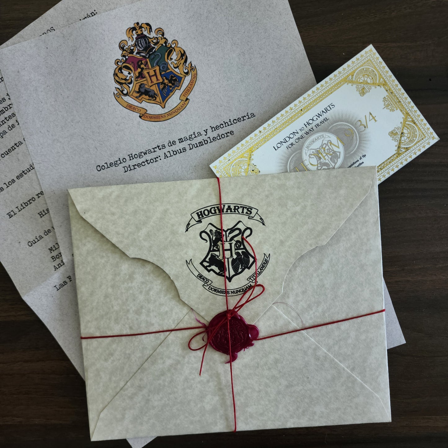 Carta Hog. Tamaño Real.