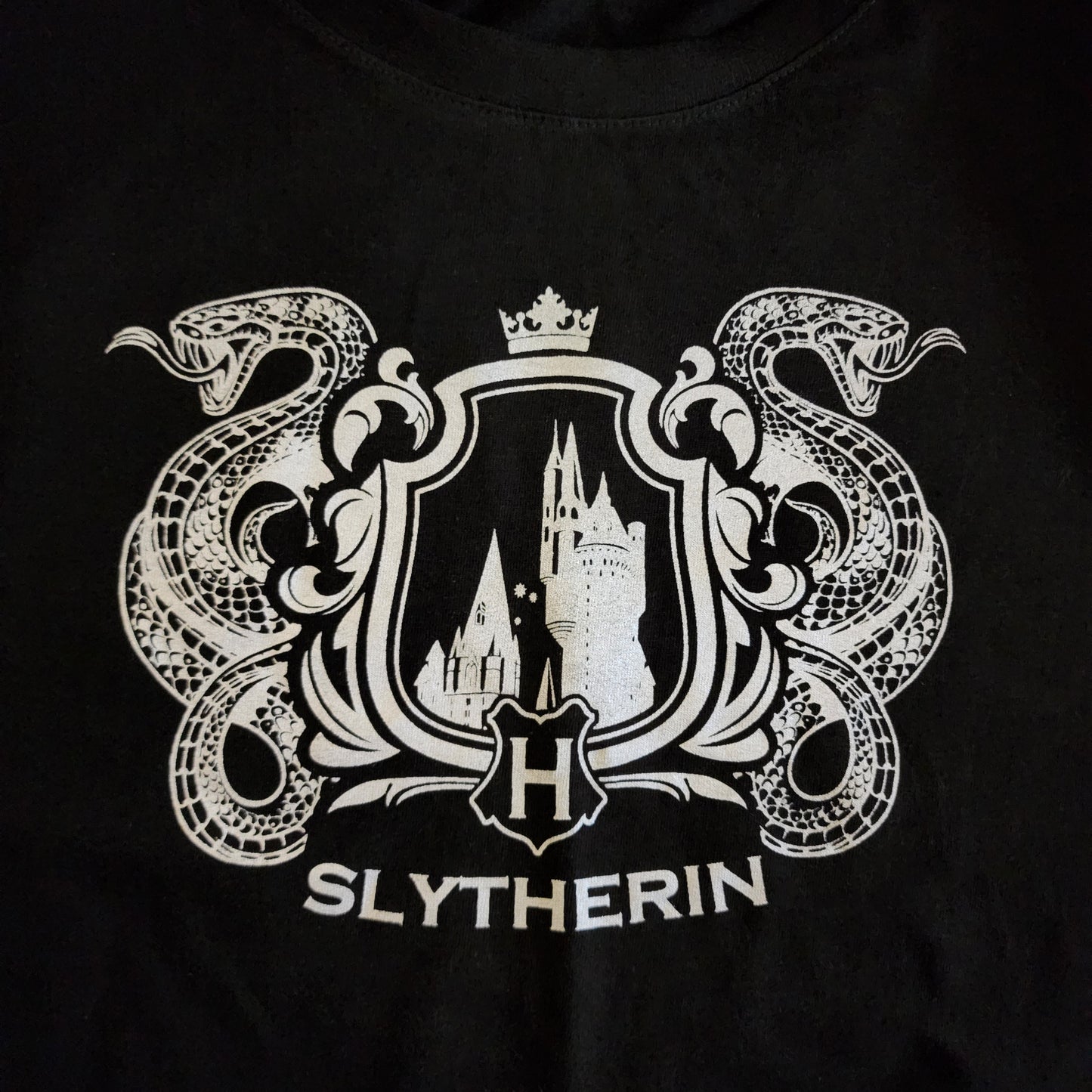 Playera Slytherin. Cuello Redondo. Unisex