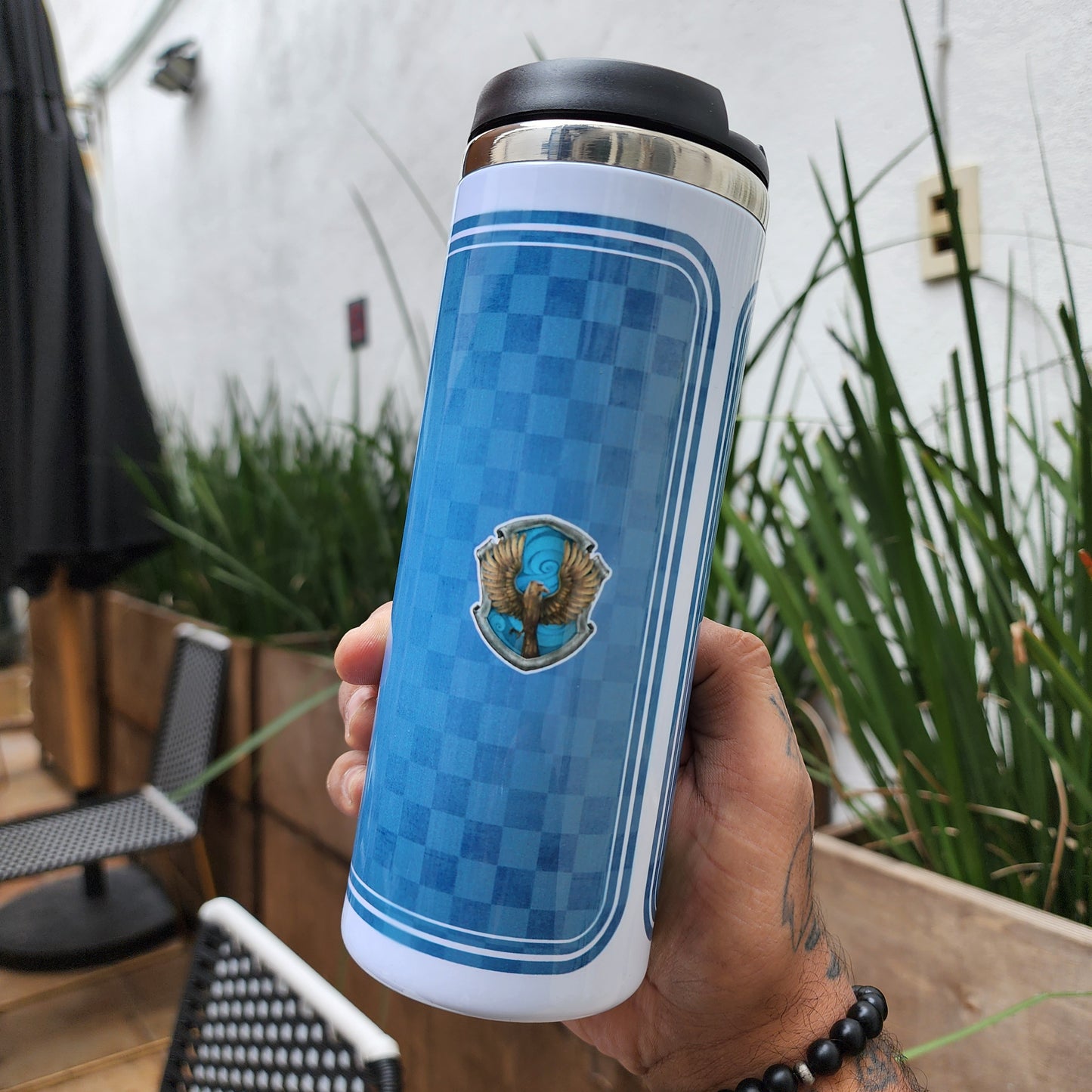 Termo Ravenclaw. Tapa Enroscable.