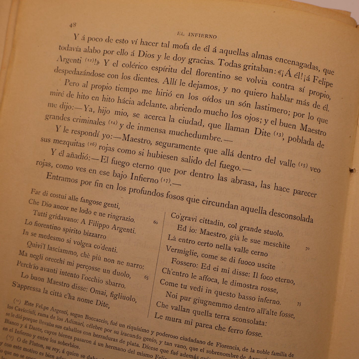 Libro en dos tomos Divina Comedia.