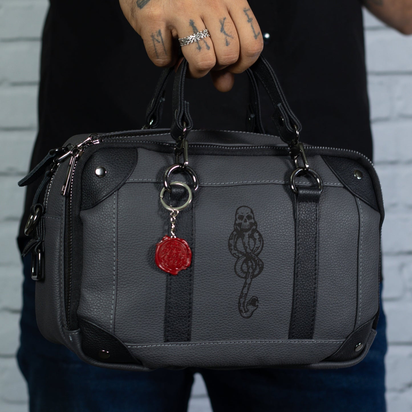 Mini Maletín: Mortifago. Tipo Crossbody, mariconera, bandolera.