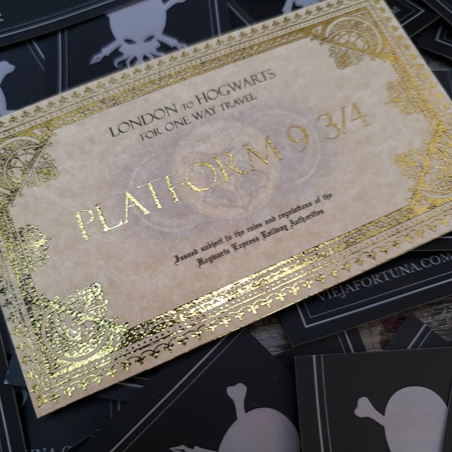 Ticket Dorado Platform 9 3/4 - Vieja Fortuna