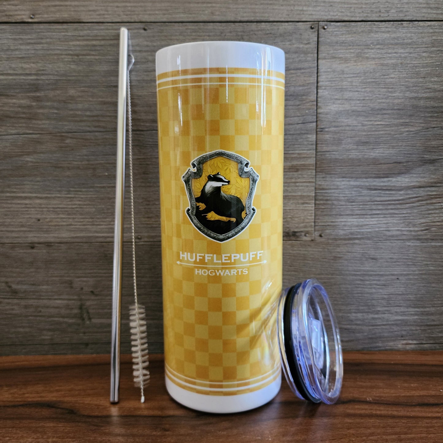 Vaso Termico Hufflepuff. Tapa a Presión.