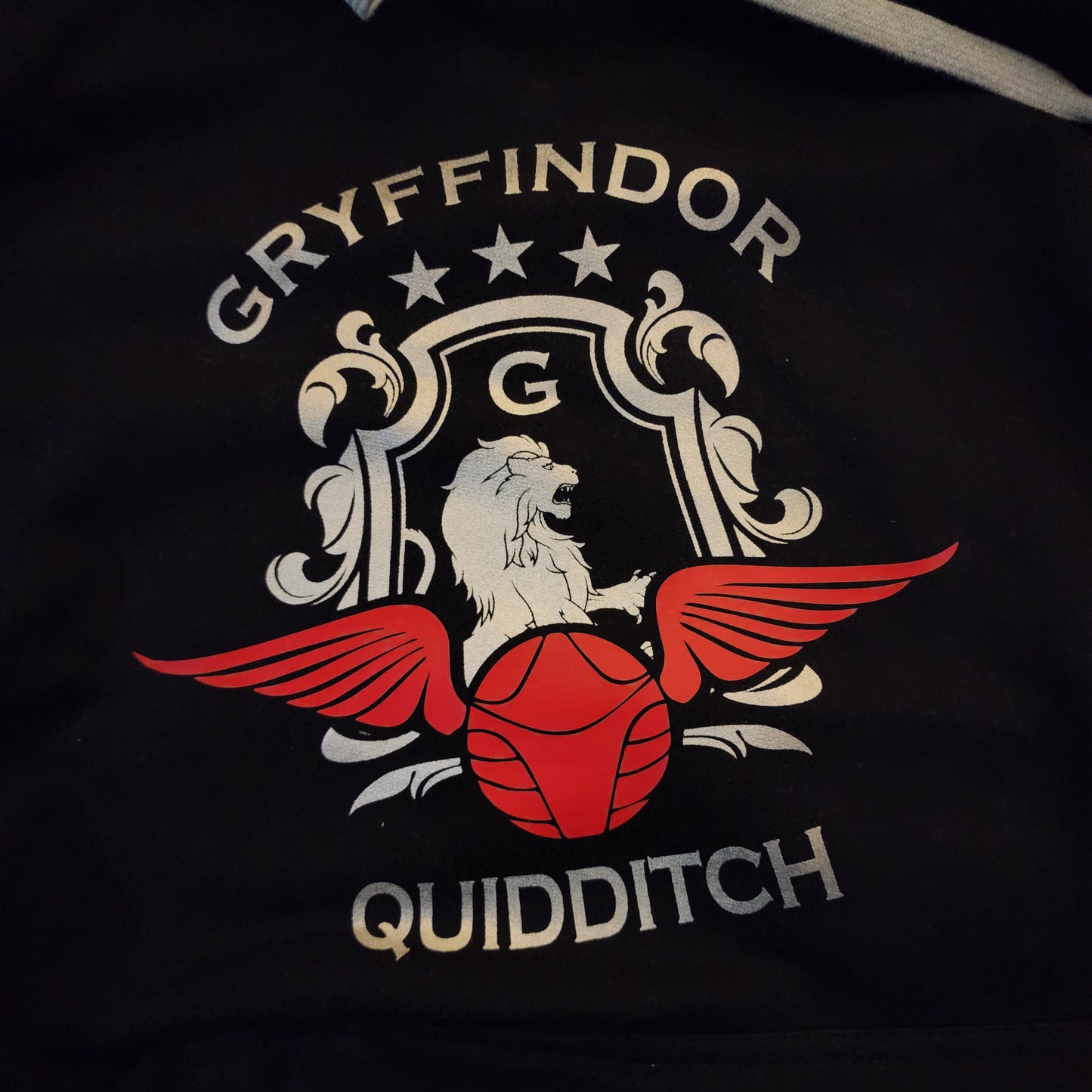 Sudadera Gryffindor. Capucha y Cangurera. Unisex.