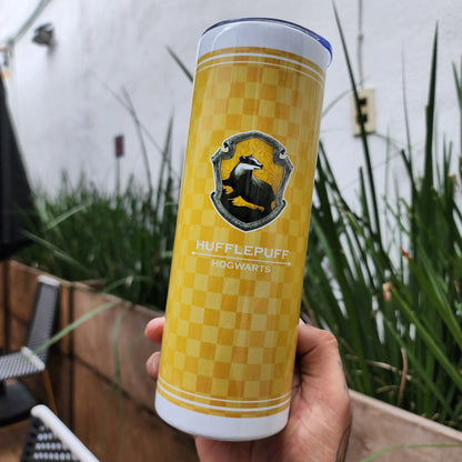 Vaso Termico Hufflepuff. Tapa a Presión.