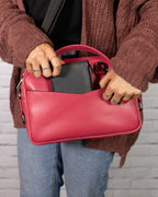 Mini Maletín- Piel - CrossBody - Rosa