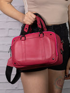 Mini Maletín- Piel - CrossBody - Rosa