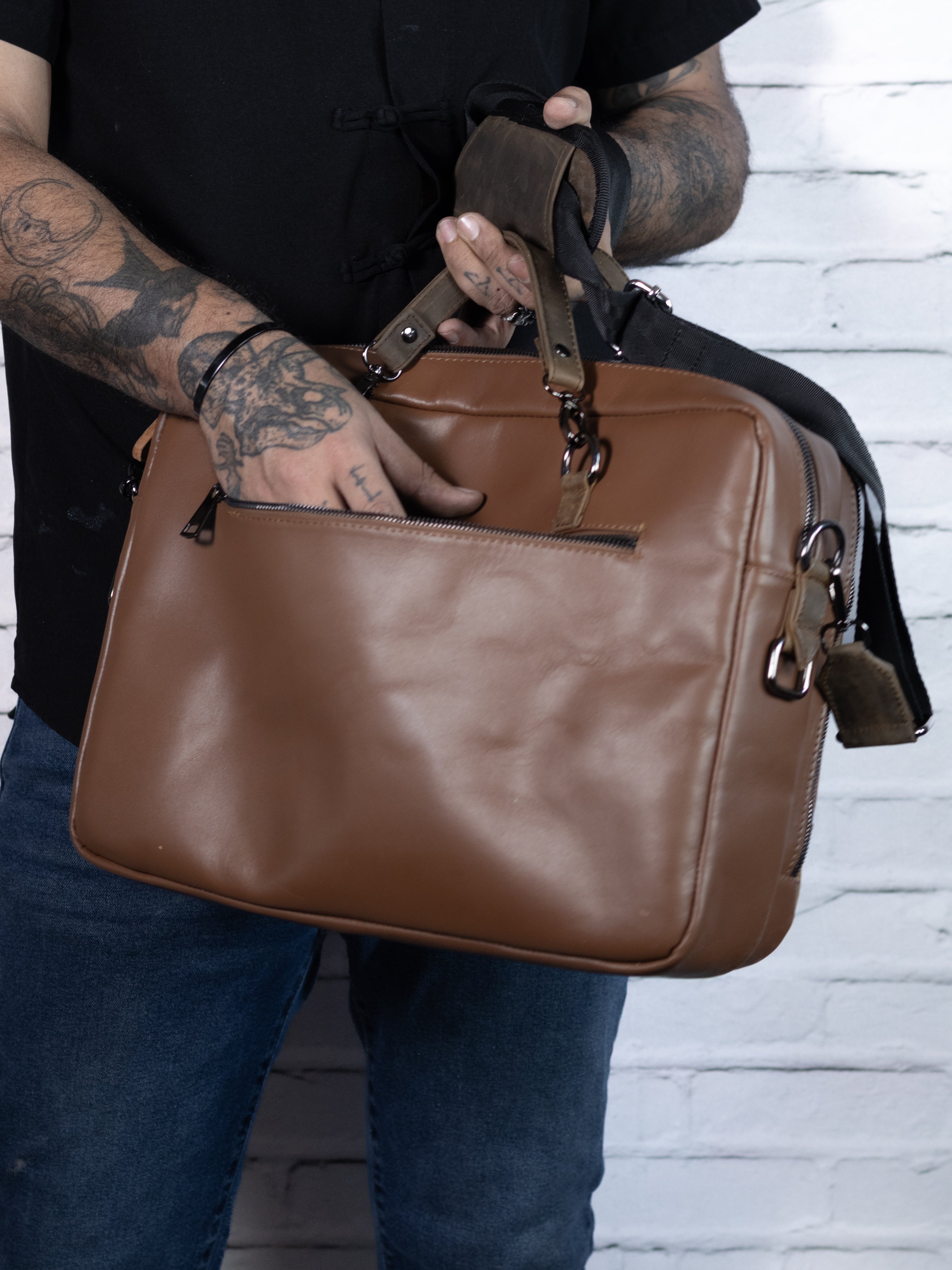 Maletín - Porta Laptop - Pie Cafe