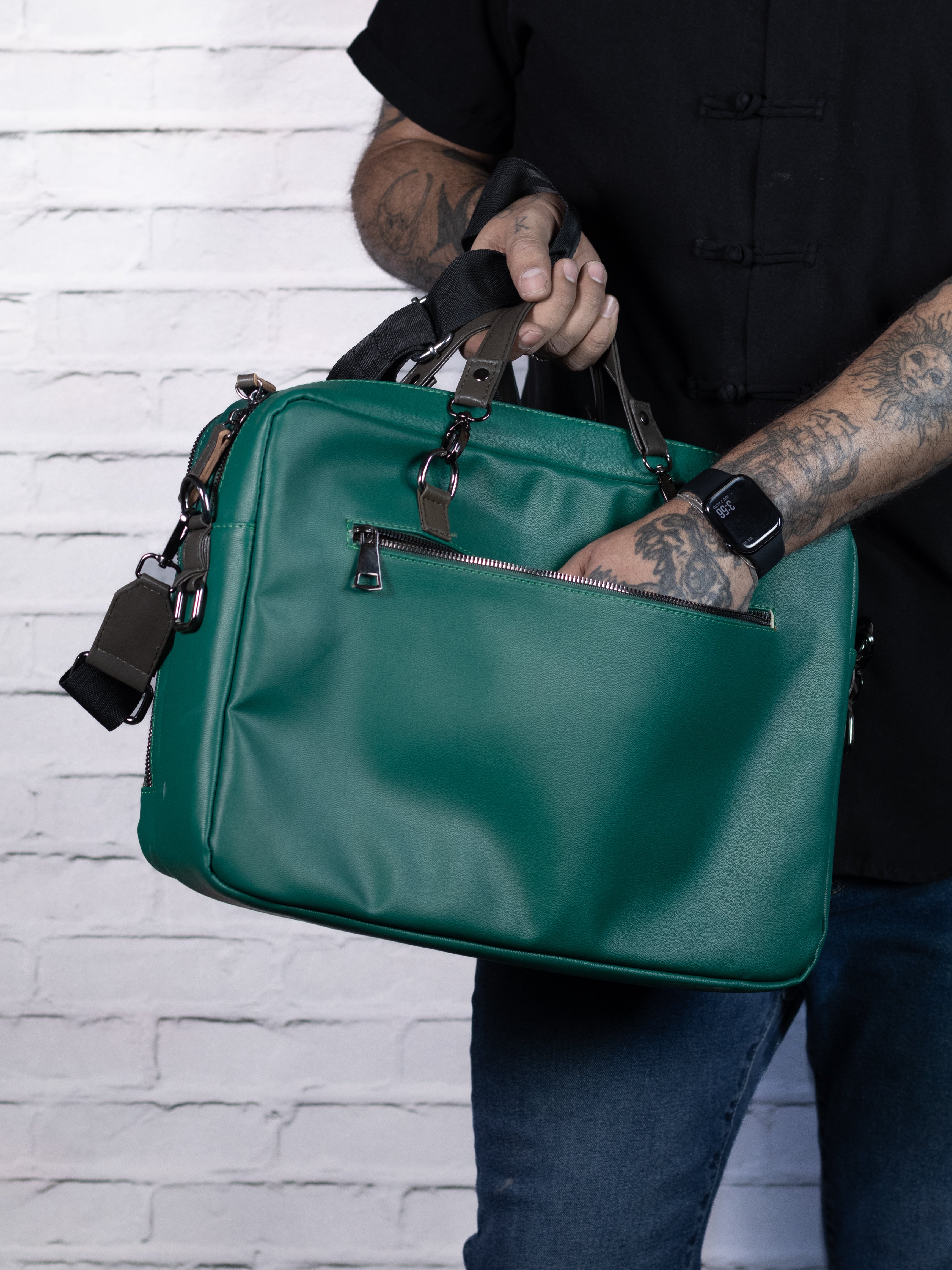 Maletín - Porta Laptop - Verde
