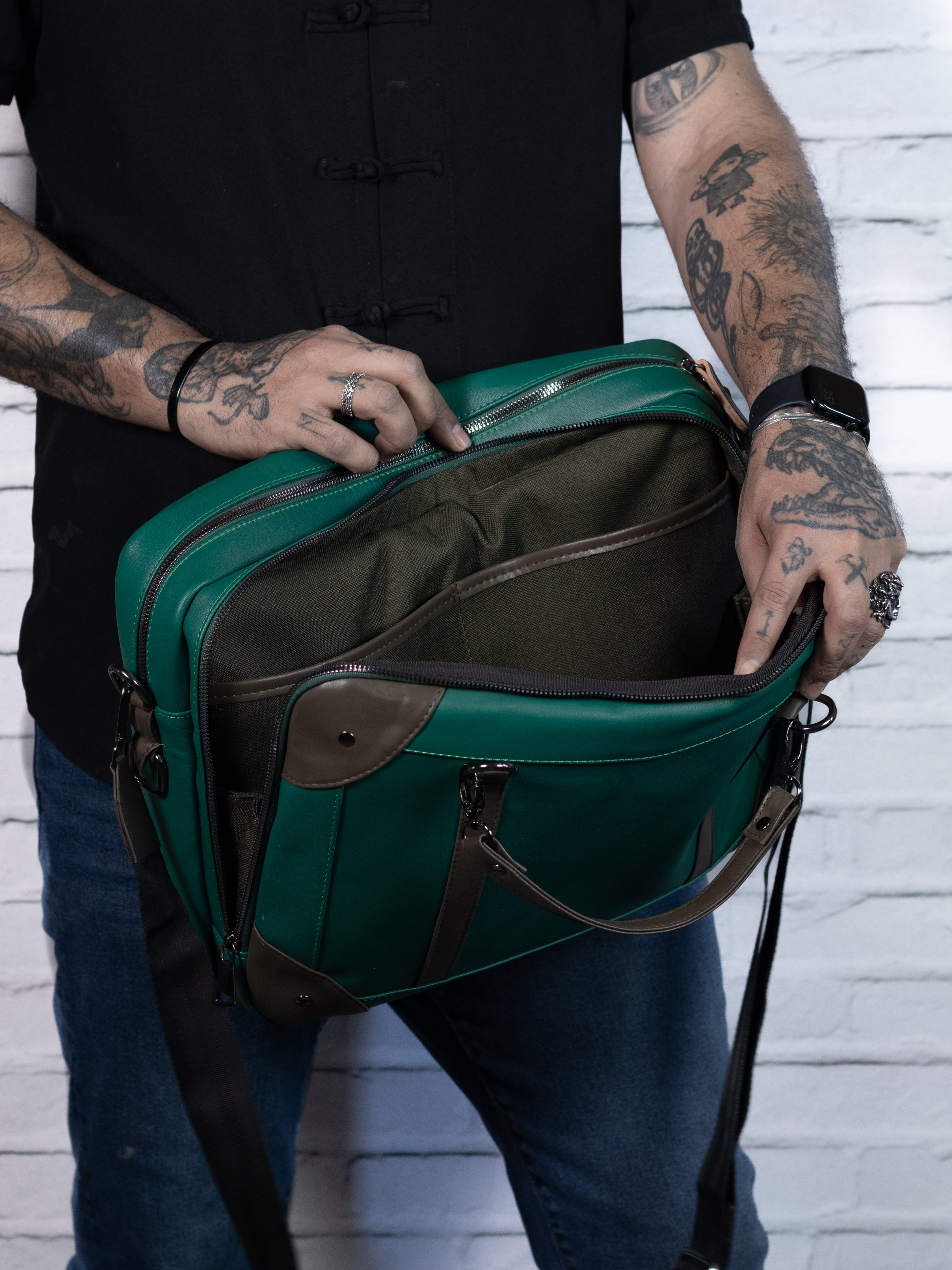 Maletín - Porta Laptop - Verde
