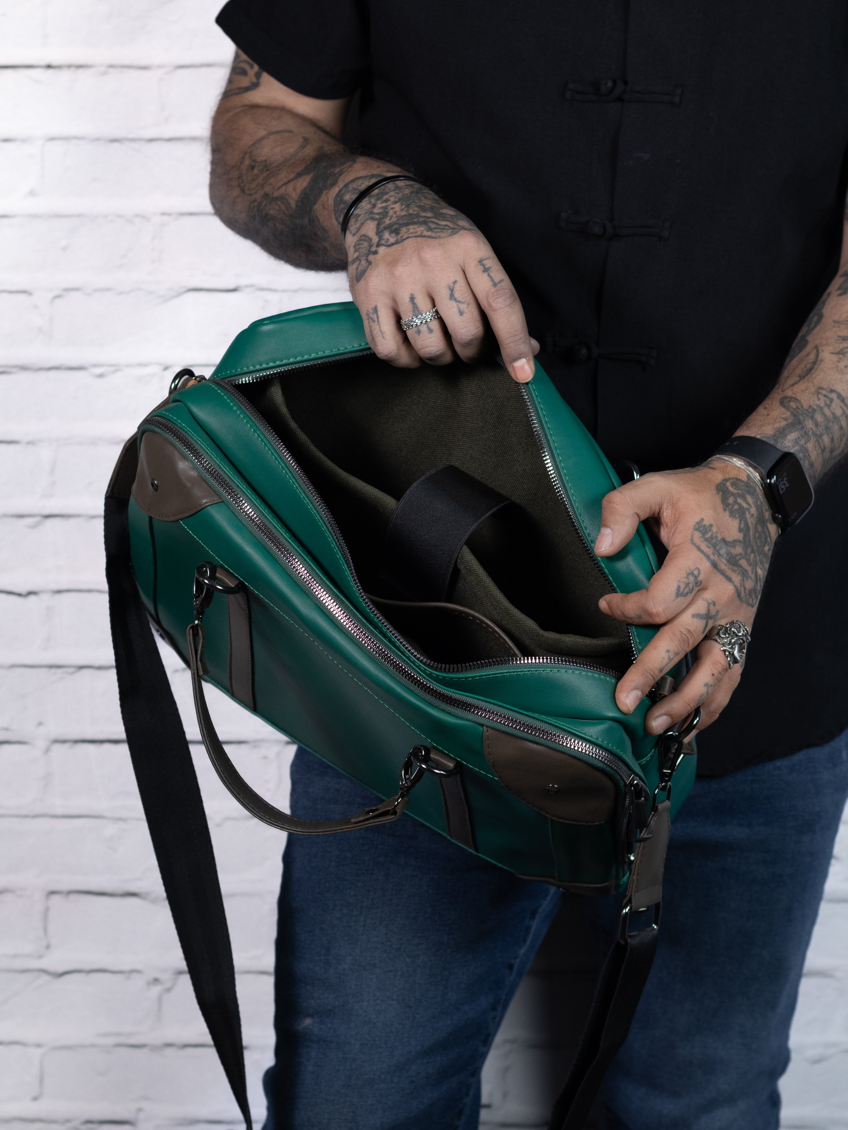 Maletín - Porta Laptop - Verde