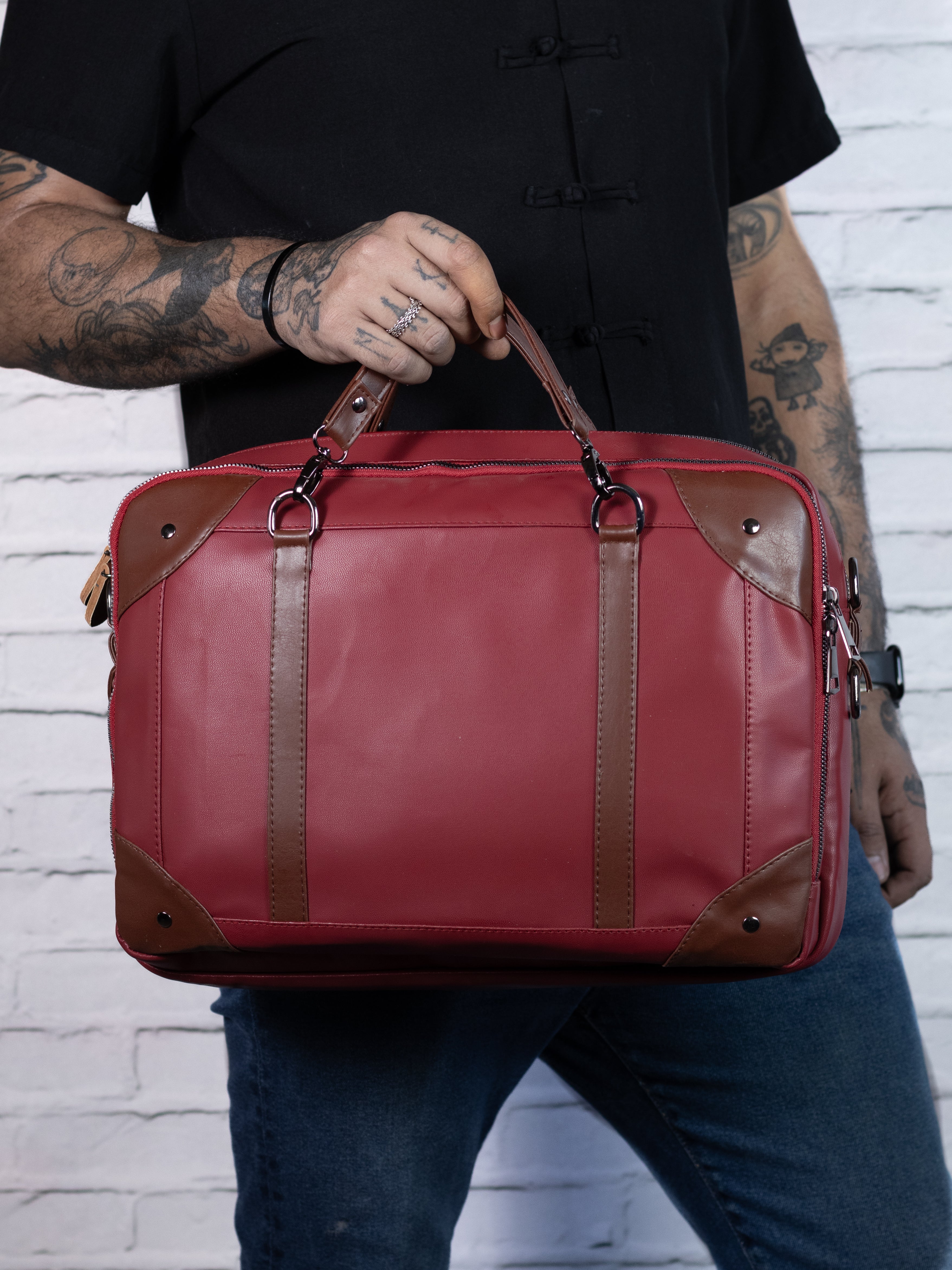 Maletín - Porta Laptop - Rojo