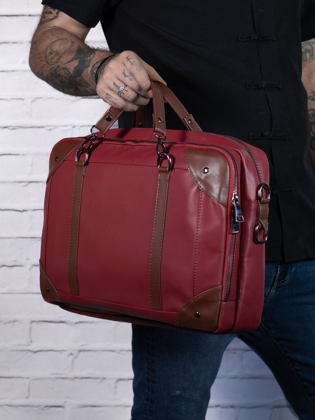 Maletín - Porta Laptop - Rojo