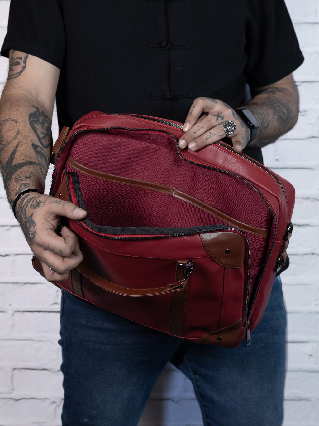 Maletín - Porta Laptop - Rojo