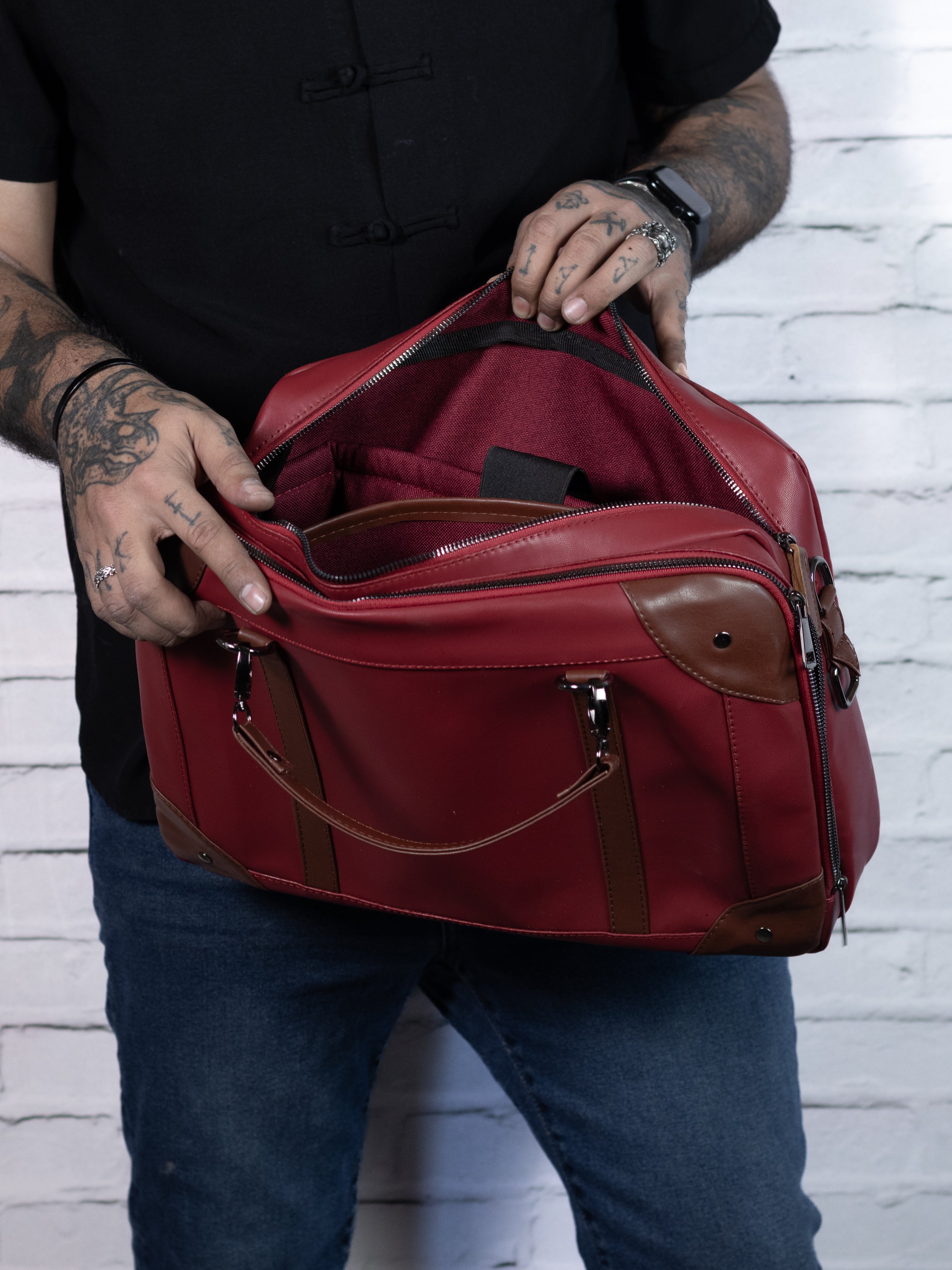Maletín - Porta Laptop - Rojo