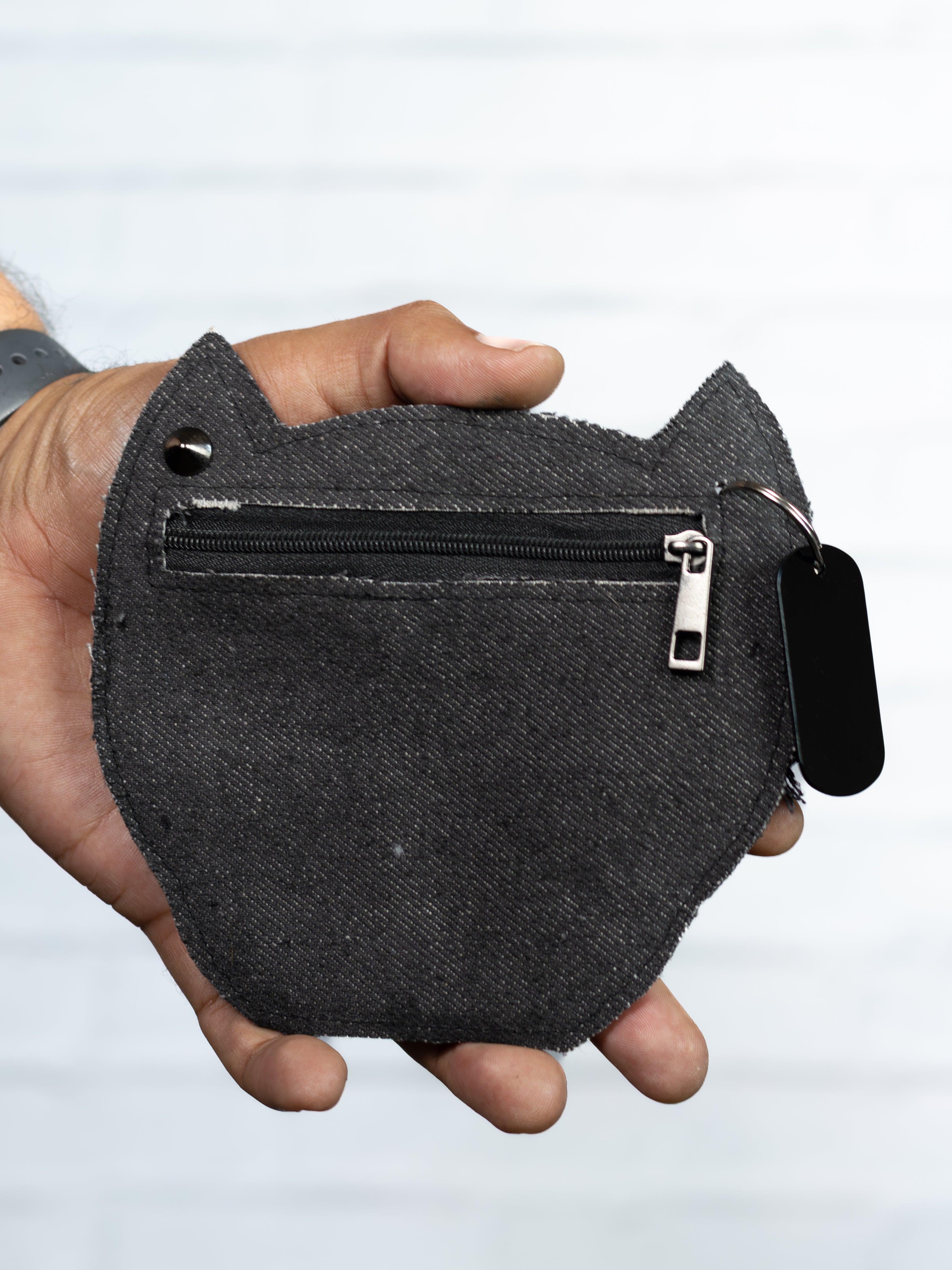 Cat - Skull Mask - Monedero