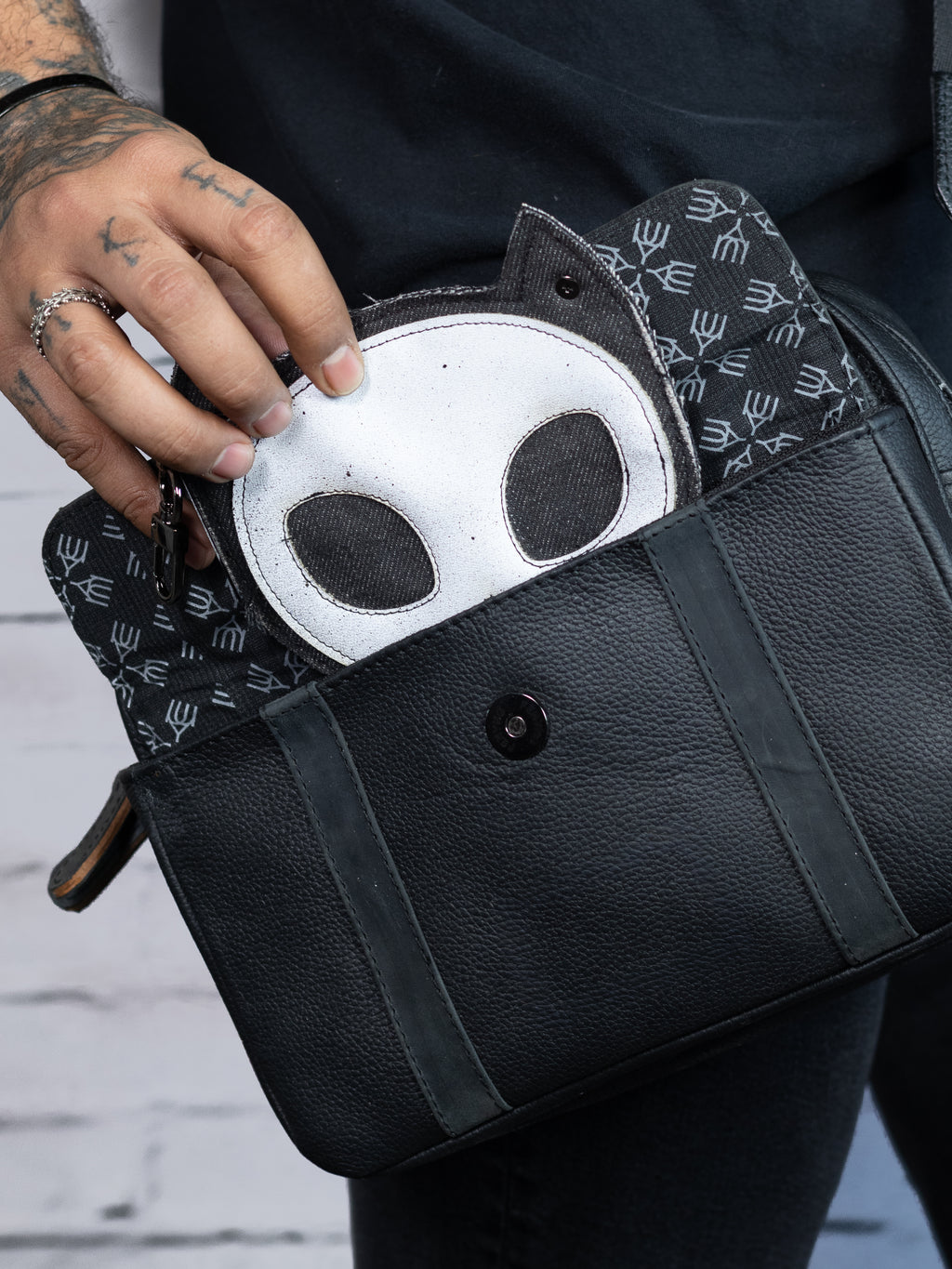 Cat - Skull Mask - Monedero