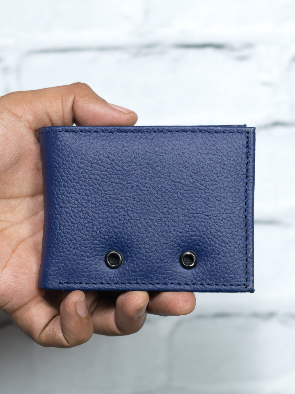 Cartera Vudou - Azul - Piel Autentica.