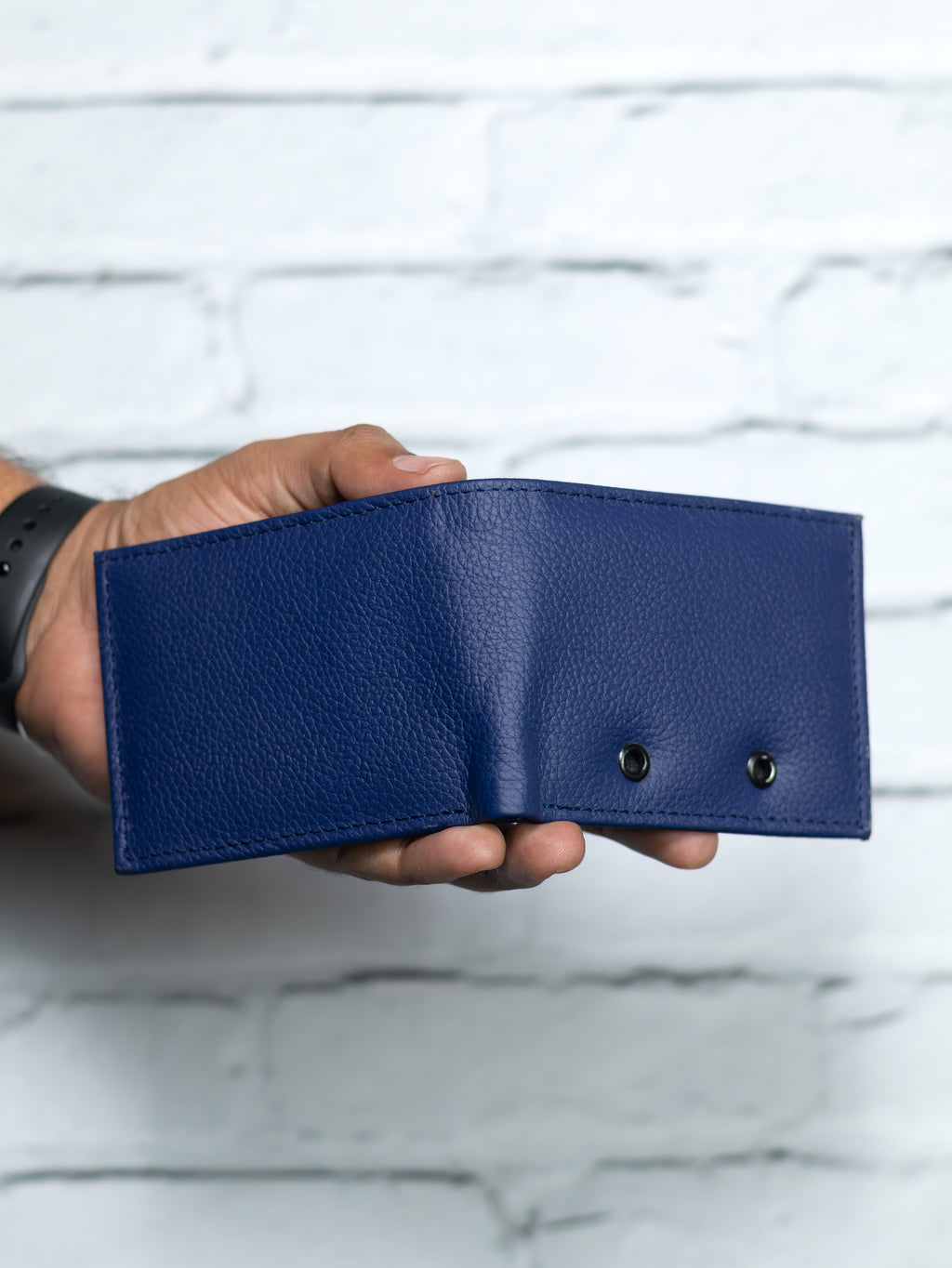 Cartera Vudou - Azul - Piel Autentica.