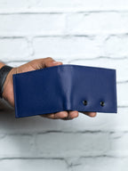 Cartera Vudou - Azul - Piel Autentica.