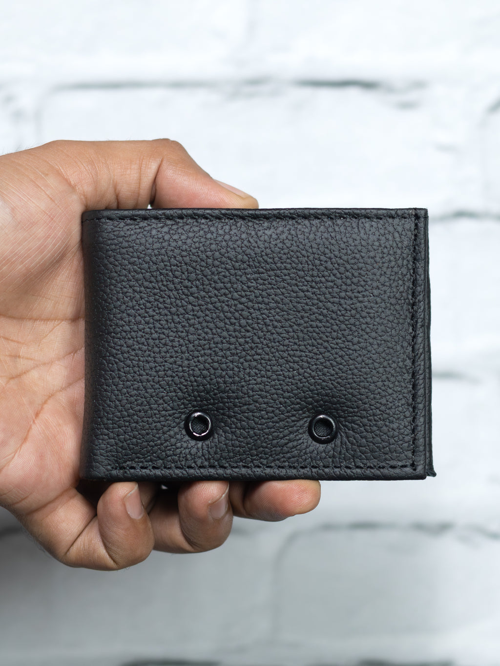 Cartera Vudou - Negro - Piel Autentica.