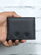 Cartera Vudou - Negro - Piel Autentica.