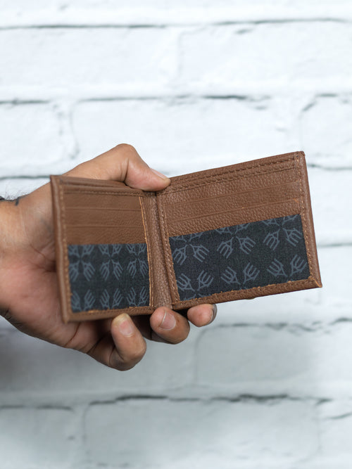 Cartera Vudou - Café - Piel Autentica.