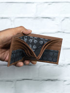 Cartera Vudou - Café - Piel Autentica.