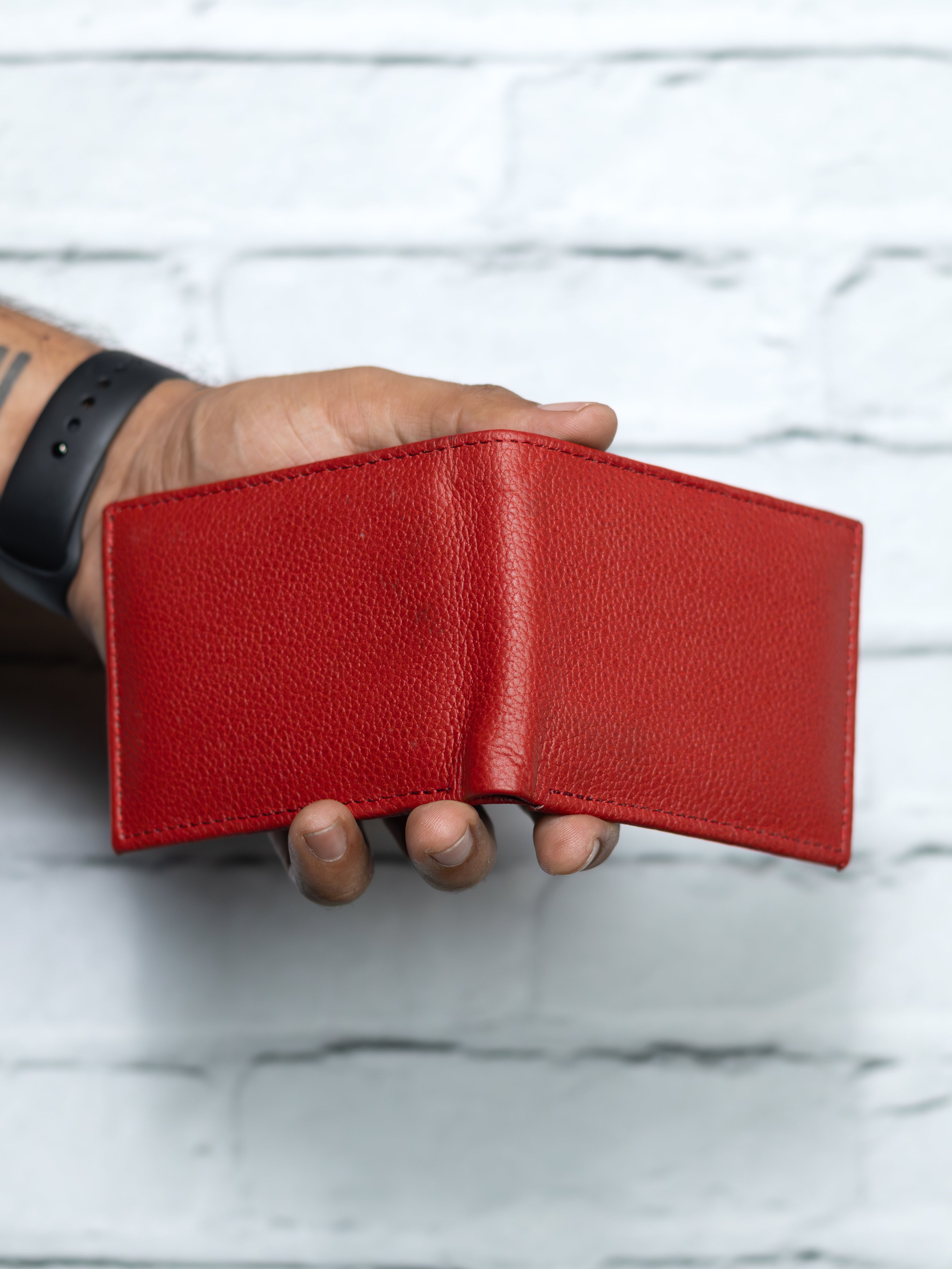 Cartera LISA - Roja - Piel Autentica.