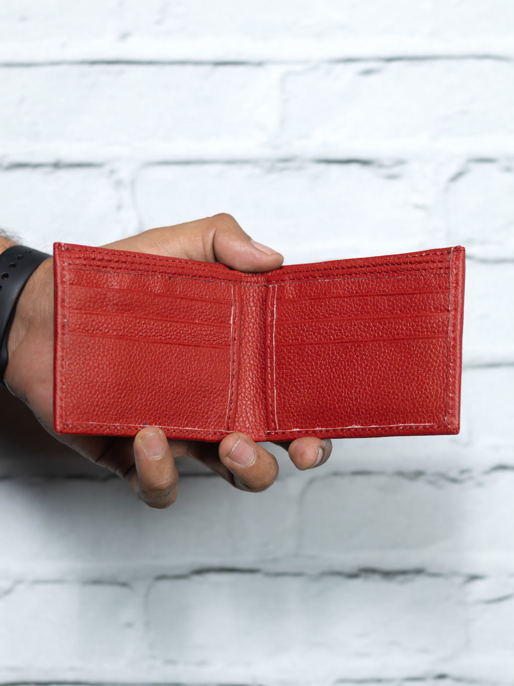 Cartera LISA - Roja - Piel Autentica.