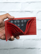 Cartera LISA - Roja - Piel Autentica.
