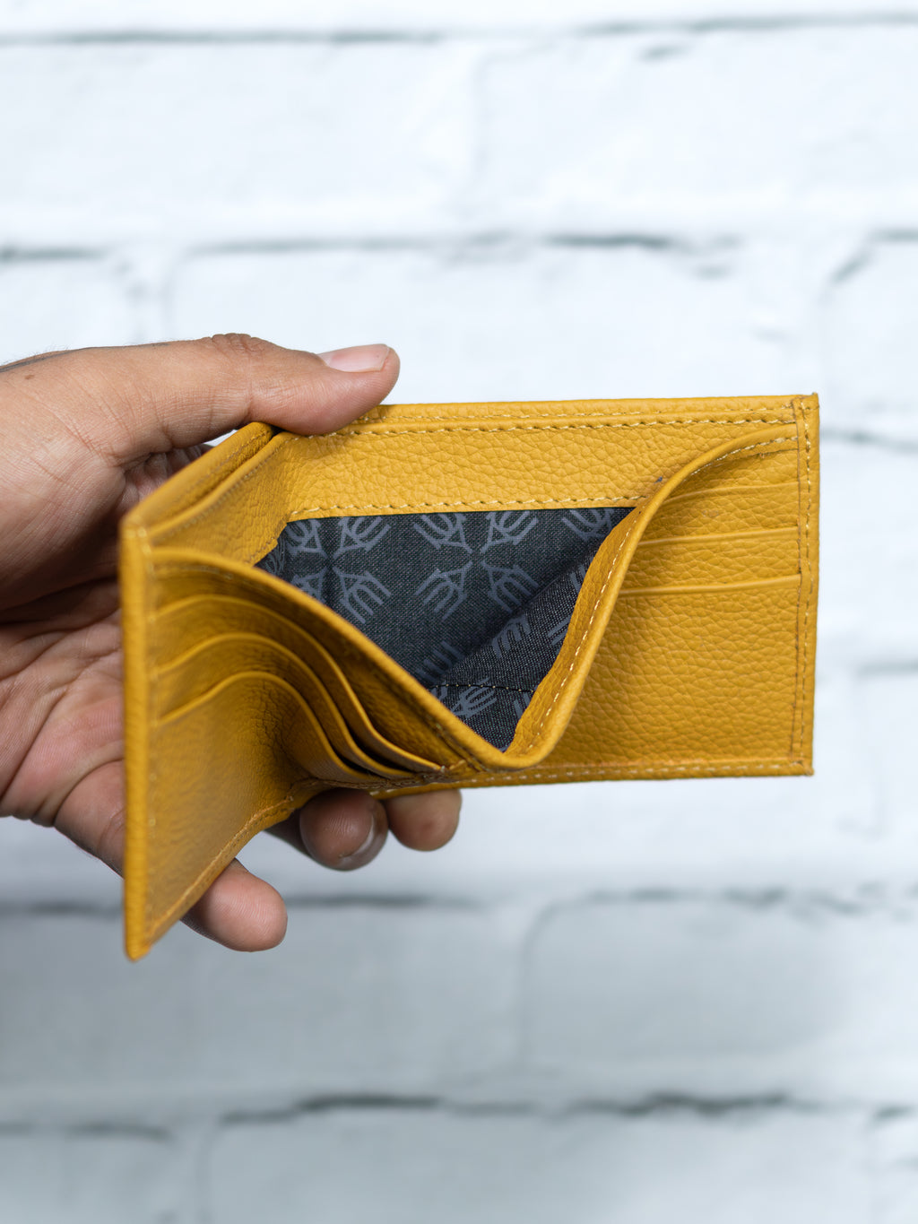 Cartera LISA - Amarilla - Piel Autentica.
