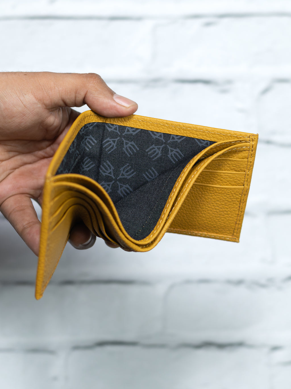 Cartera LISA - Amarilla - Piel Autentica.