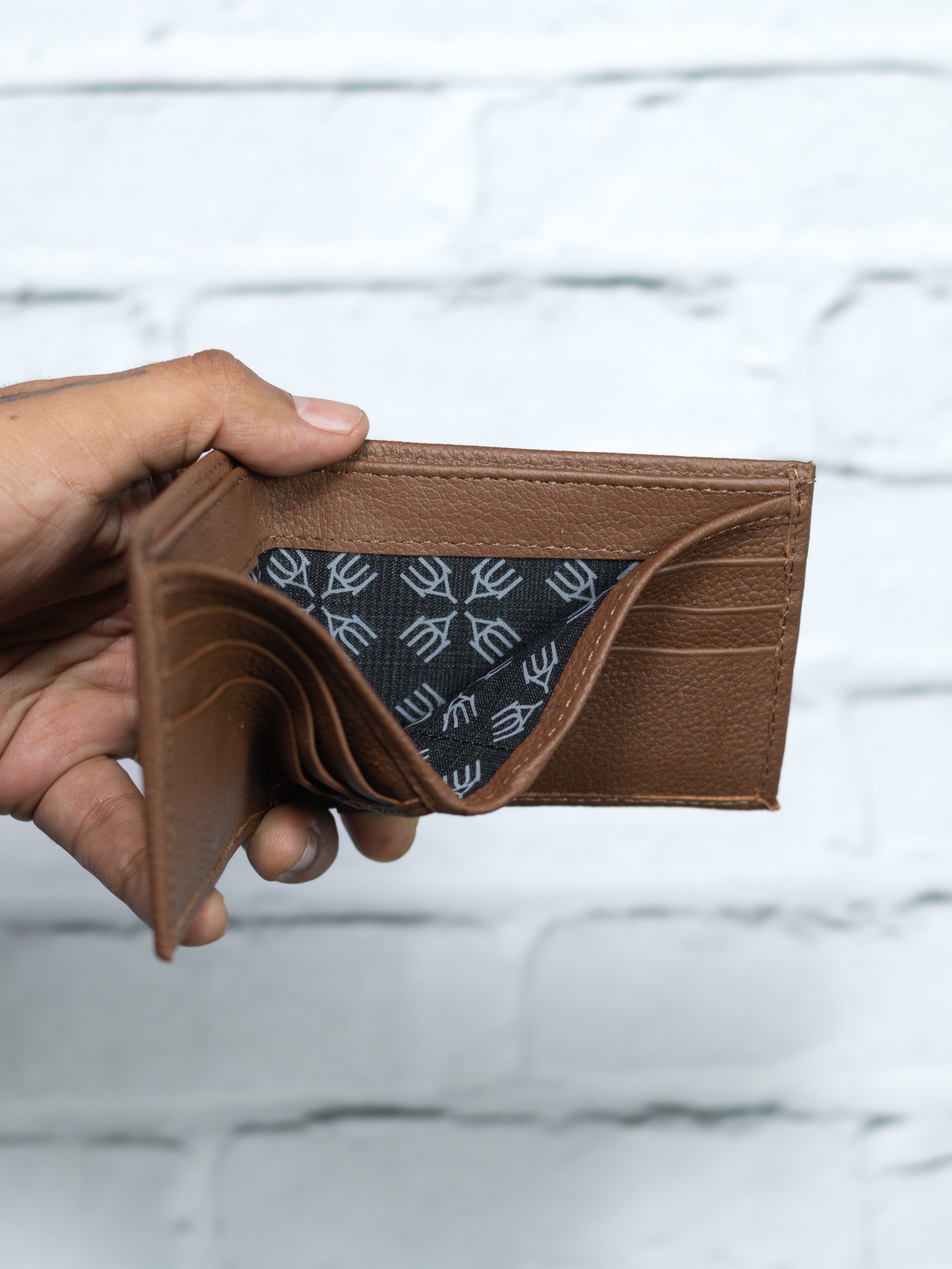 Cartera LISA - Café - Piel Autentica.