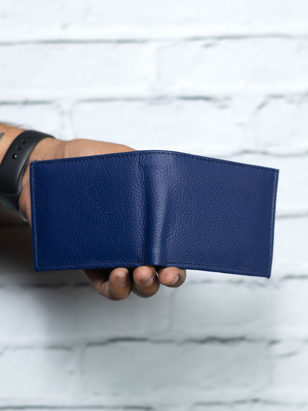 Cartera LISA - Azul - Piel Autentica.