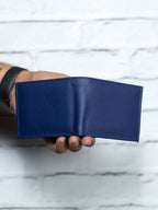 Cartera LISA - Azul - Piel Autentica.