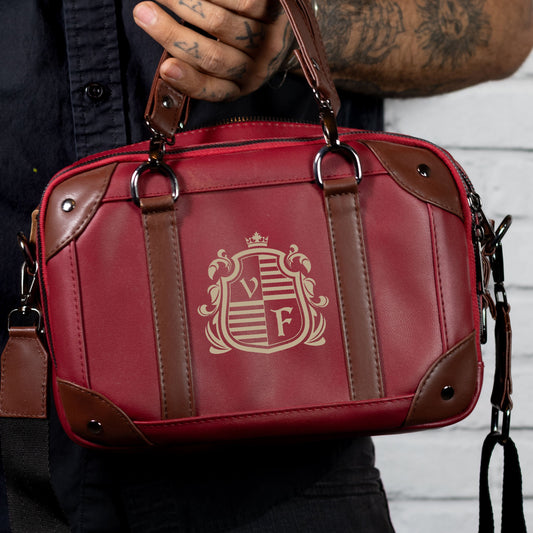 Mini Maletín Símbolo Personalizado. Rojo